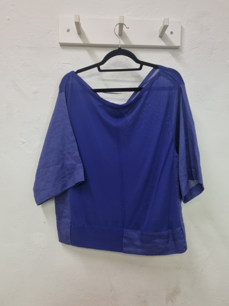 Mercatopoli Maglia Manila Grace Blue Tte Isto Maglia E Lino Tg III