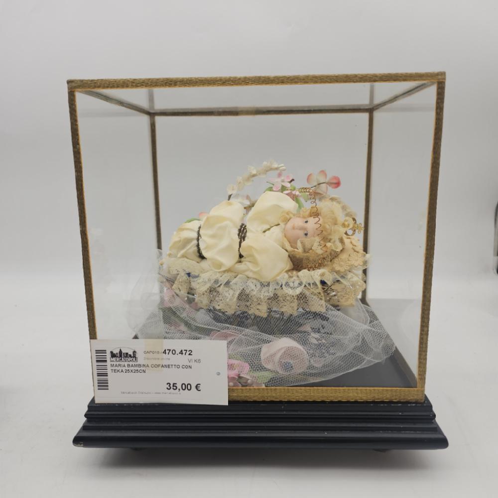 Mercatopoli Maria Bambina Cofanetto Con Teka 25x25cm