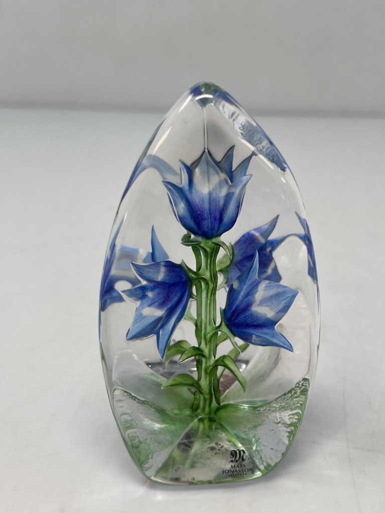 Mercatopoli Matts Jonasson Fiore Scultura Cristallo Harabell Alta 11 Cm