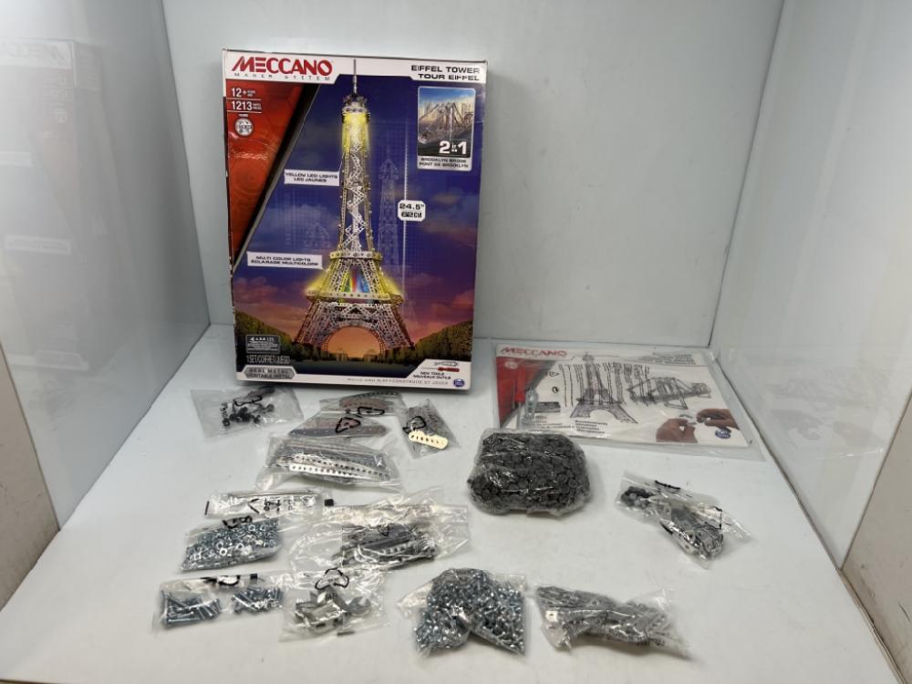 Mercatopoli MECCANO 6024900 2 Strutture La Torre Eiffe/ E Il Ponte Di Brooklyn