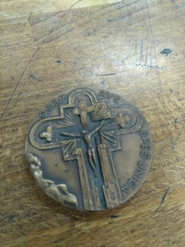 Mercatopoli Medaglia Bronzo Festa Giubilare Del Cristo Nero Di Pontremoli 2000