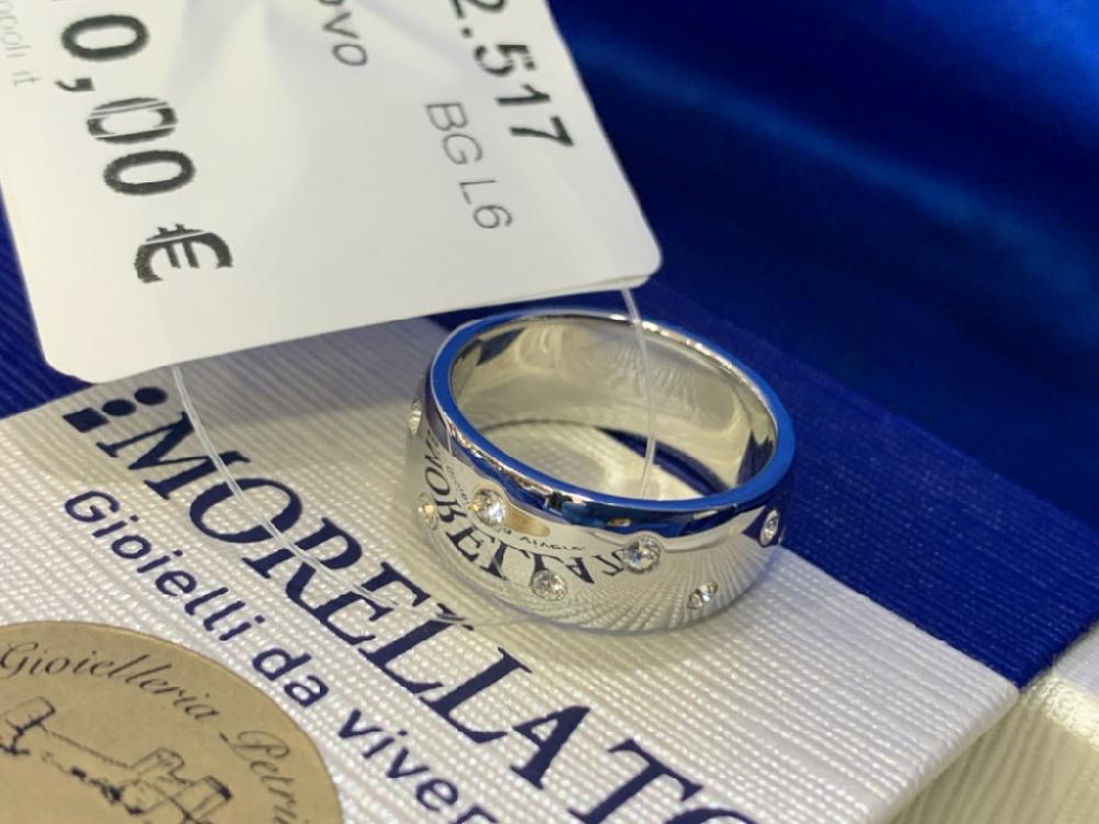 Mercatopoli ANELLO CON STRASS NUOVO MORELLATO