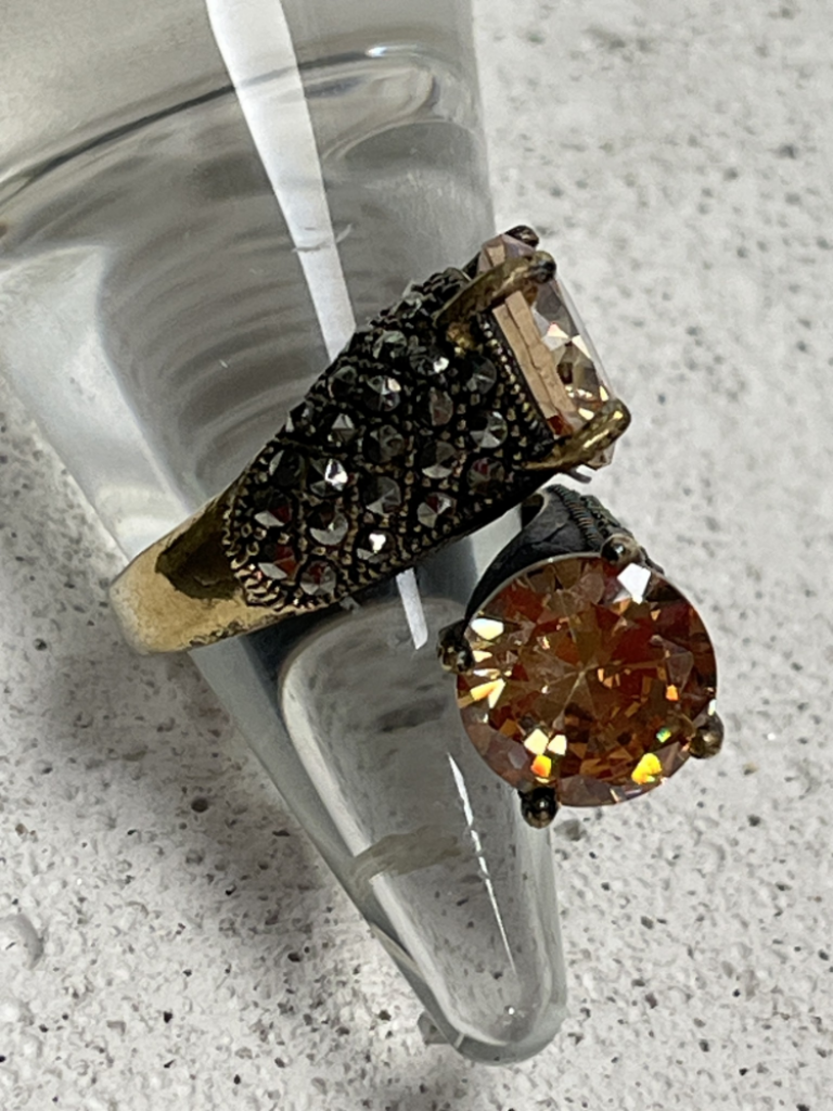 Mercatopoli Anello* Contariè Cristalli Citrini 15