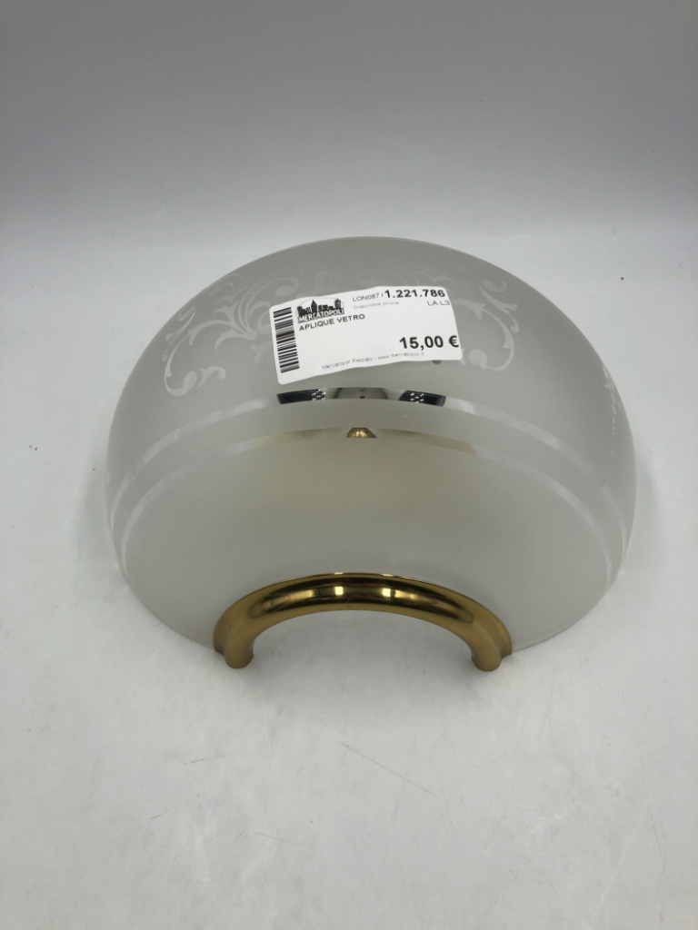 Mercatopoli Aplique Vetro