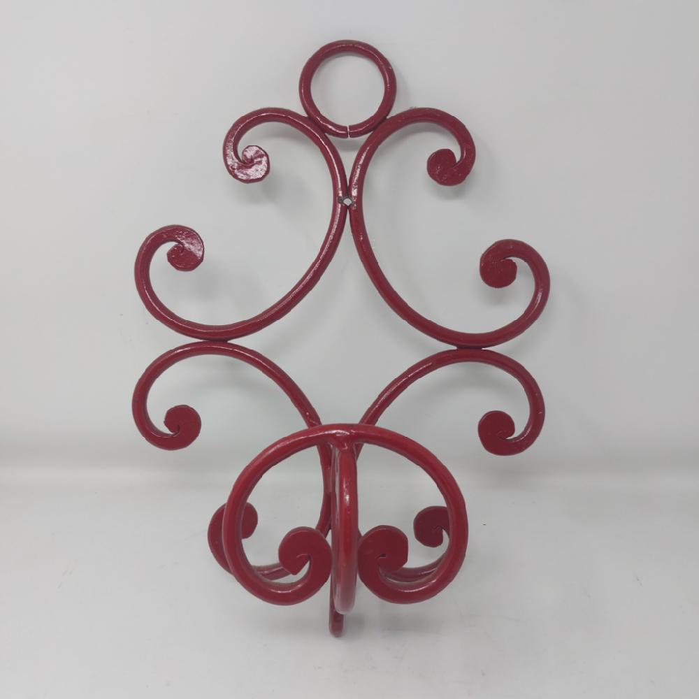 Mercatopoli Appendino Ferro Battuto Rosso