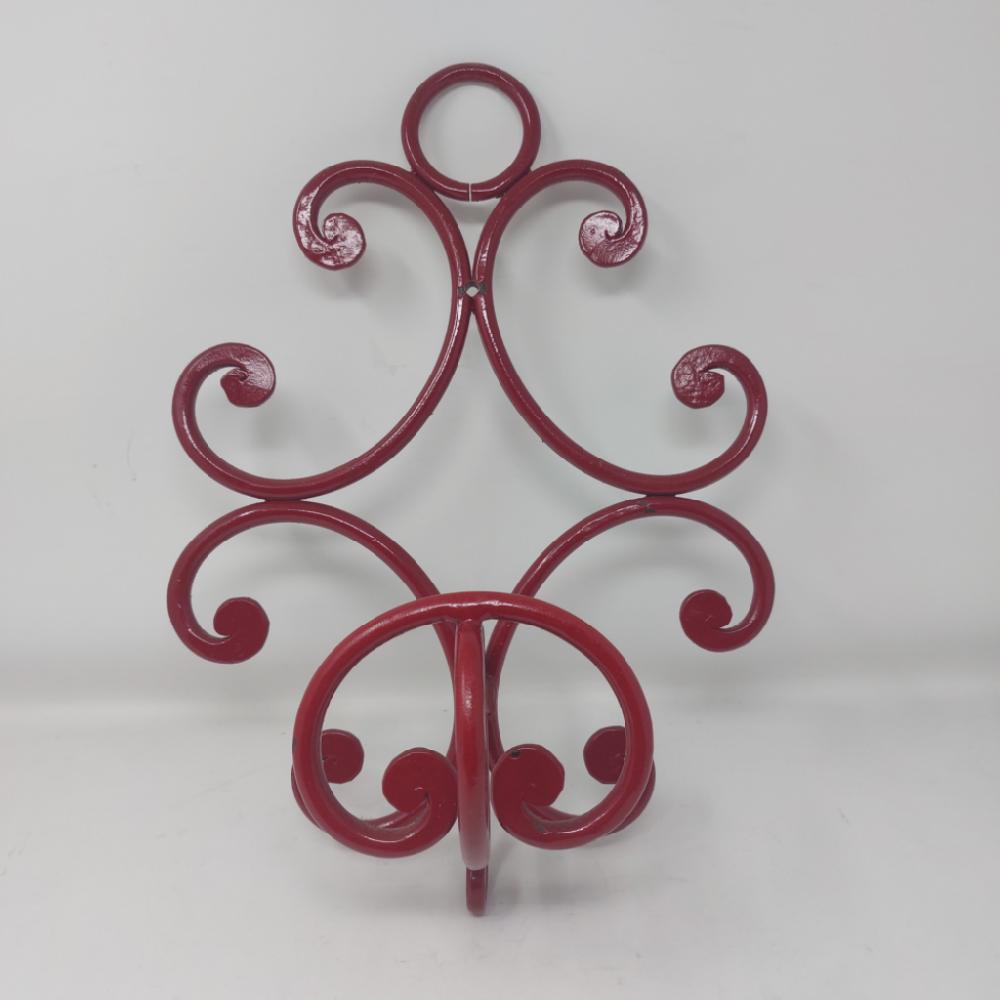 Mercatopoli Appendino Ferro Battuto Rosso