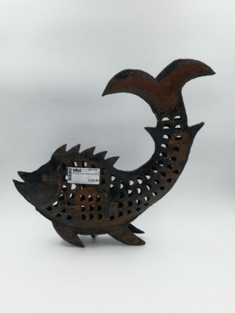 Mercatopoli Applique Ferro Pesce Traforato
