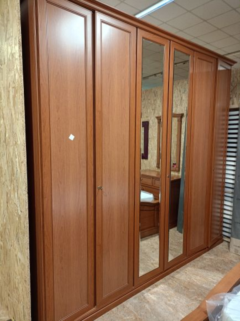 Mercatopoli Armadio 6 Ante Noce Misura 260x270x60