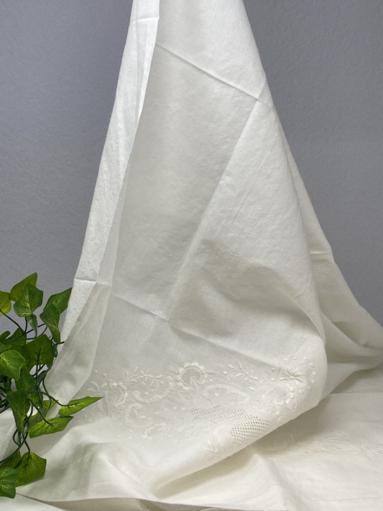 Mercatopoli Asciugamano Bianco Ricamato 70x105cm