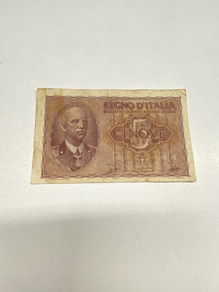 Mercatopoli Banconota Cinque Lire