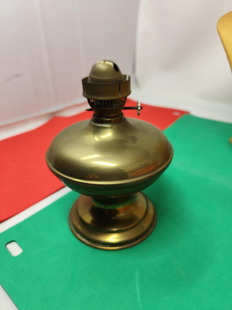 Mercatopoli Base Lampada Olio Ottone