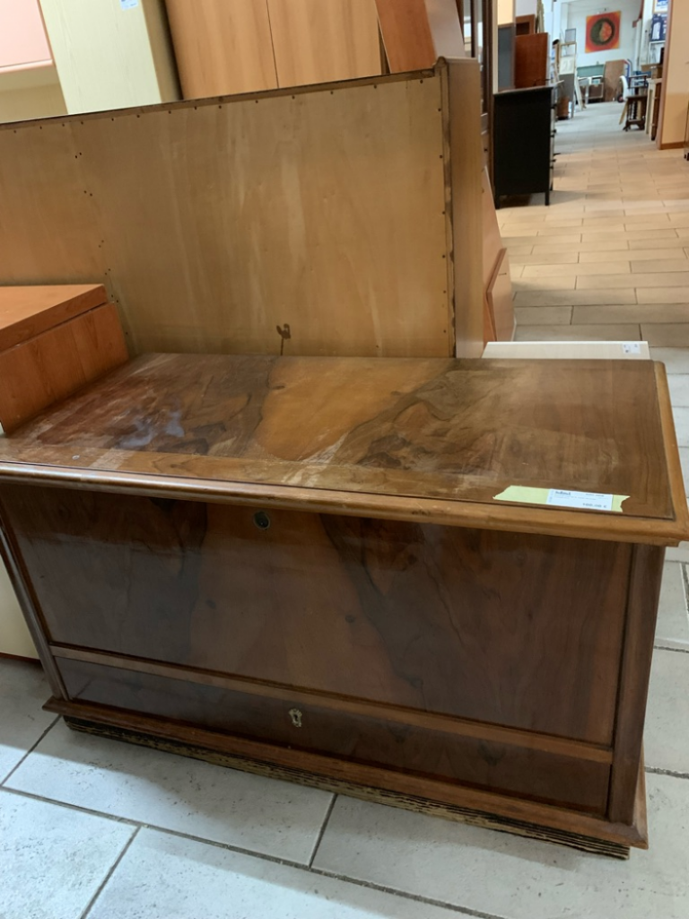 Mercatopoli Baule Vintage Anni 50 Con Cassetto