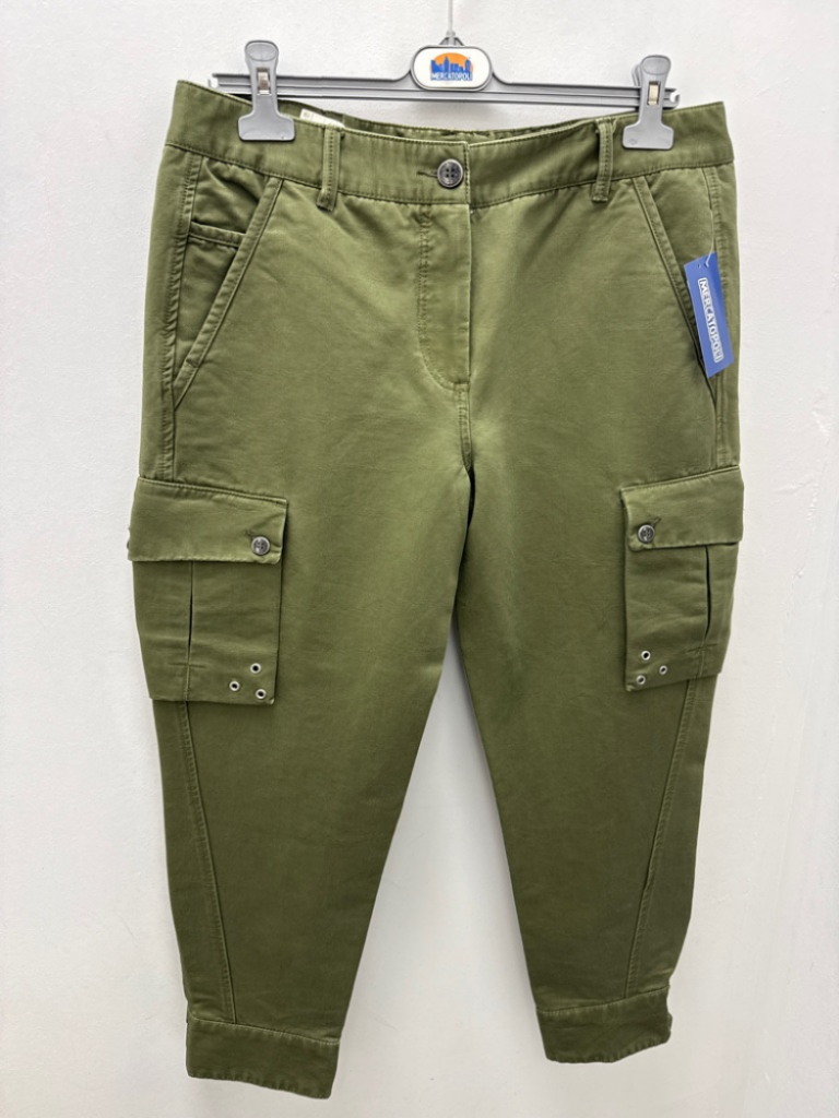 Mercatopoli Benetton Pant Verdone Tasche D 46