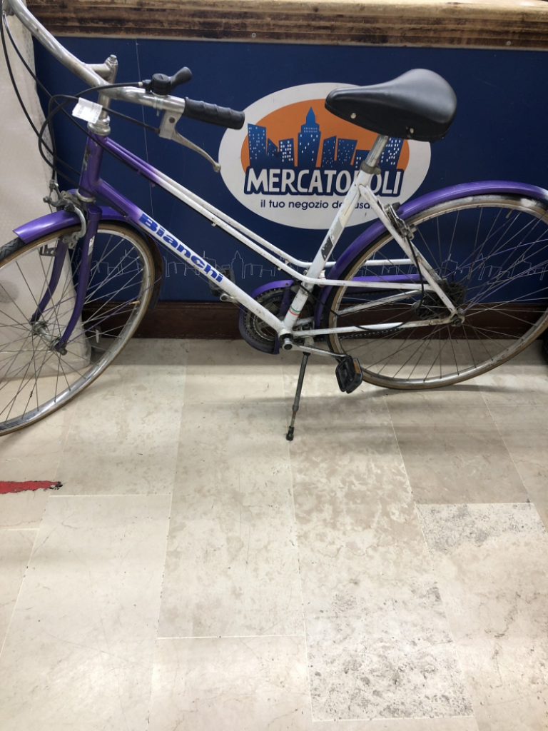 Mercatopoli Biciletta Bianca E Viola Bianchi