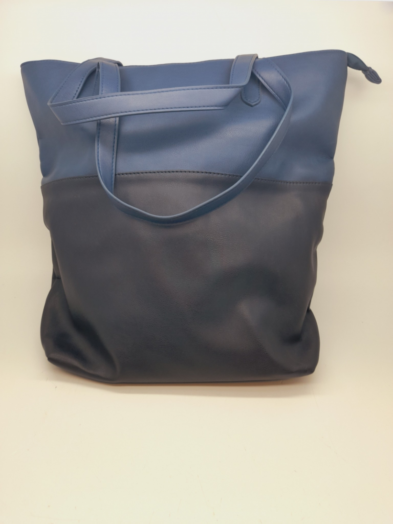 Mercatopoli Borsa Ecopelle Blu Grigia