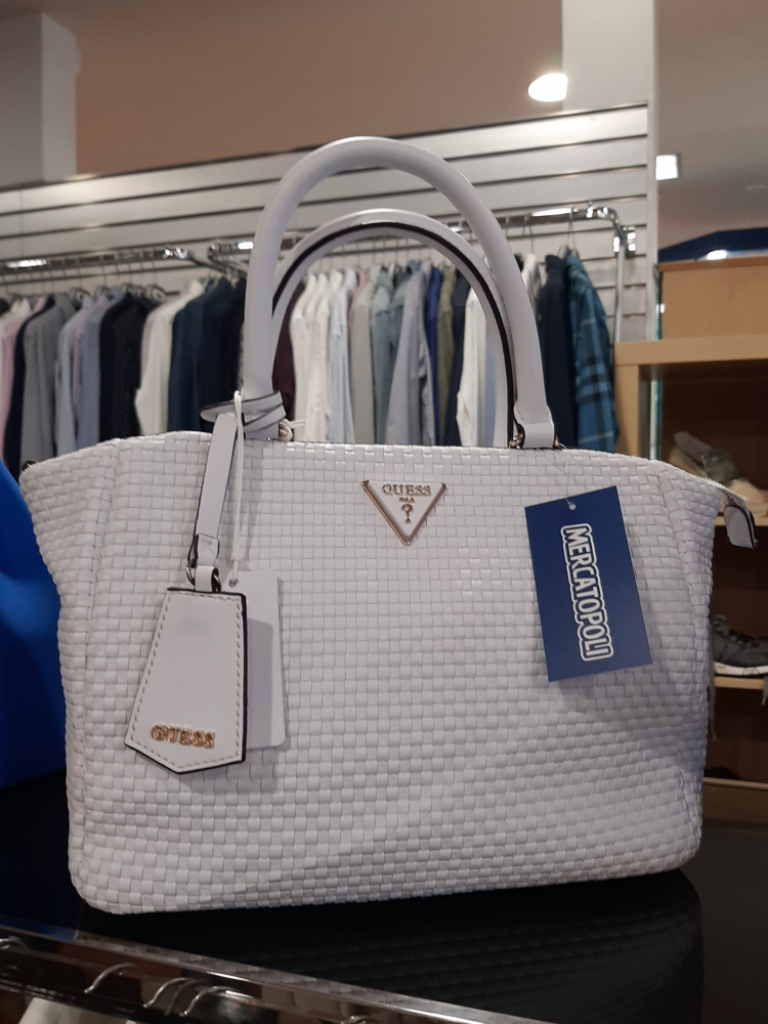 Mercatopoli Borsa Guess Bianca Nuova