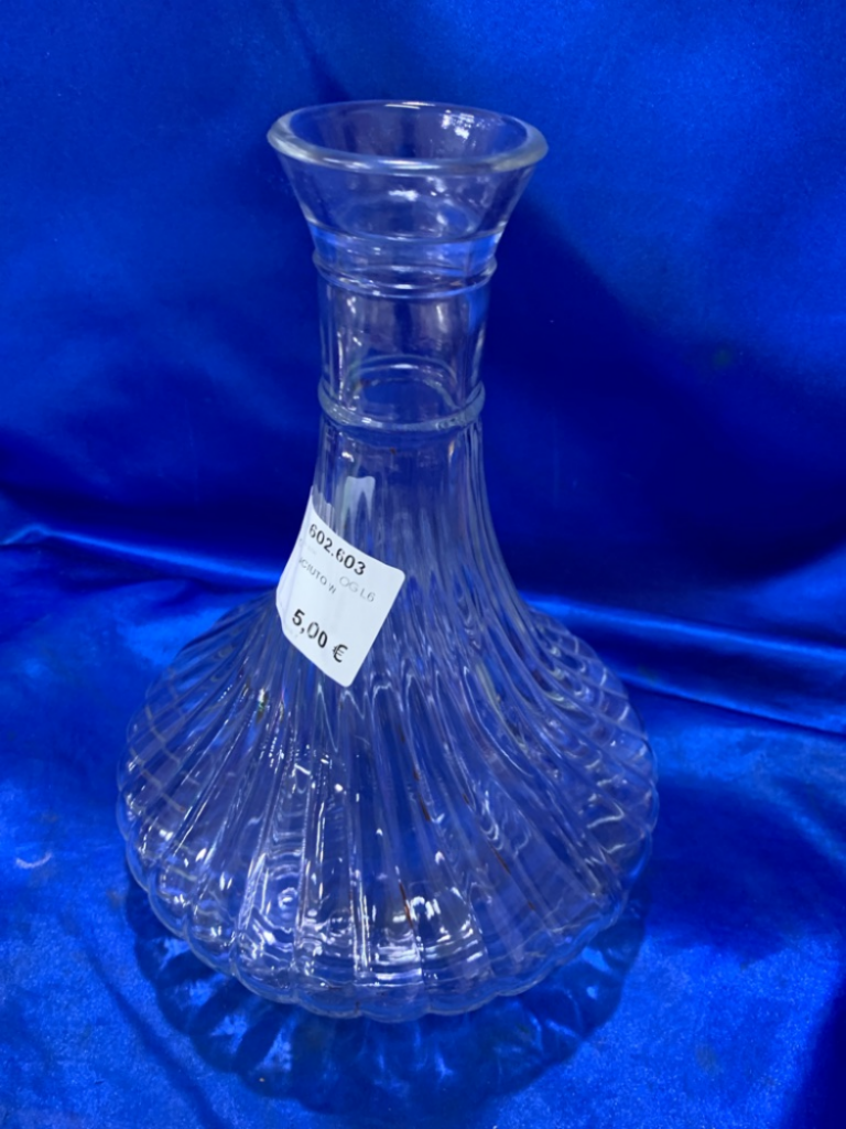 Mercatopoli BOTTIGLIA VETRO PANCIUTO W