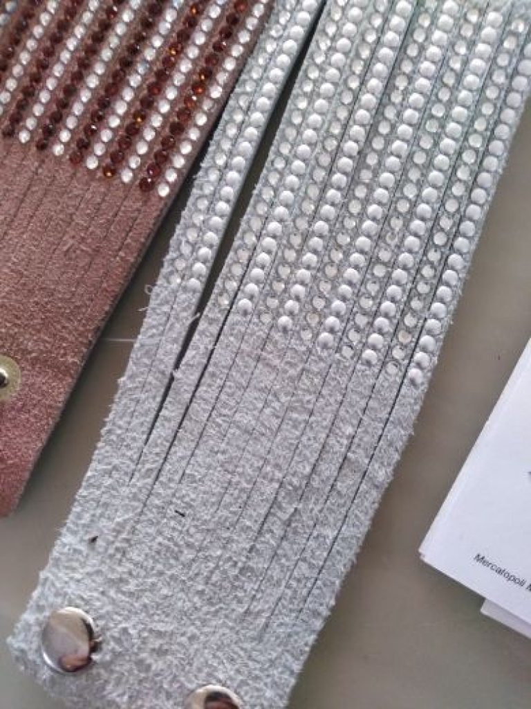 Mercatopoli Bracciale Fascia Con Strass