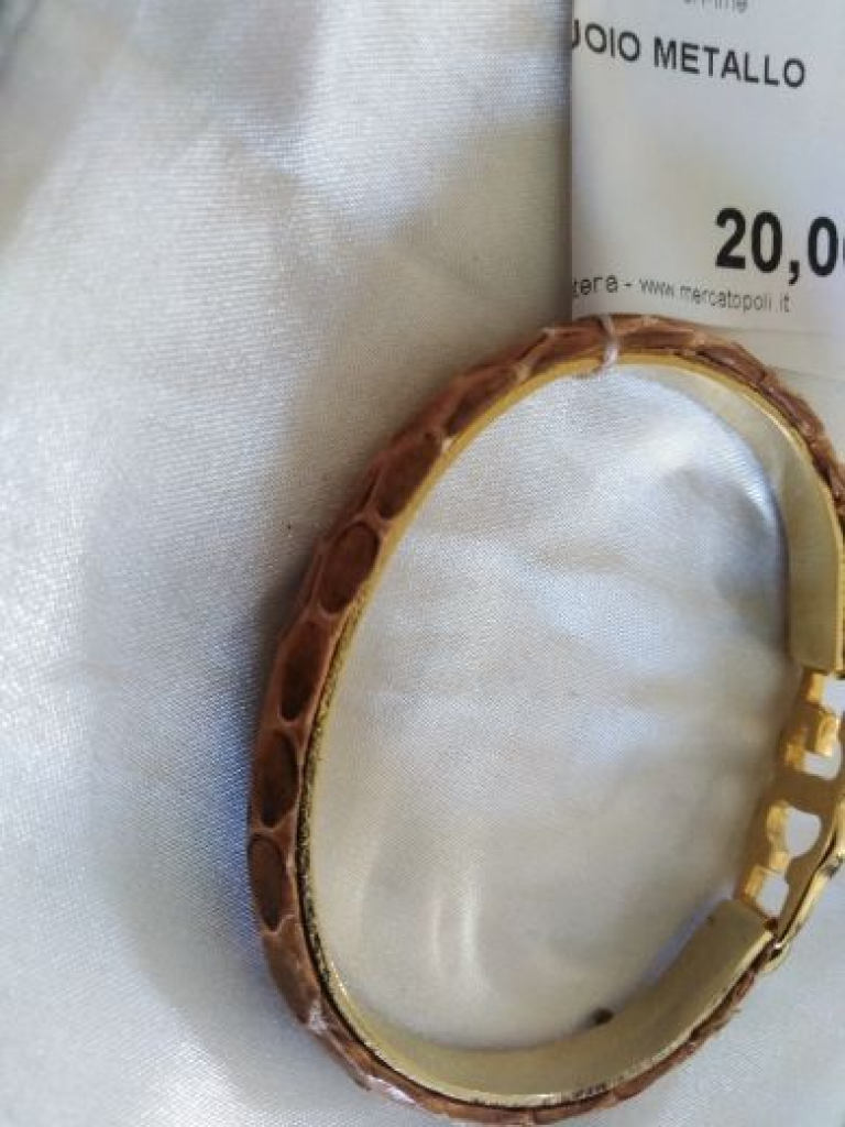 Mercatopoli Bracciale Scuola Di Cuoio