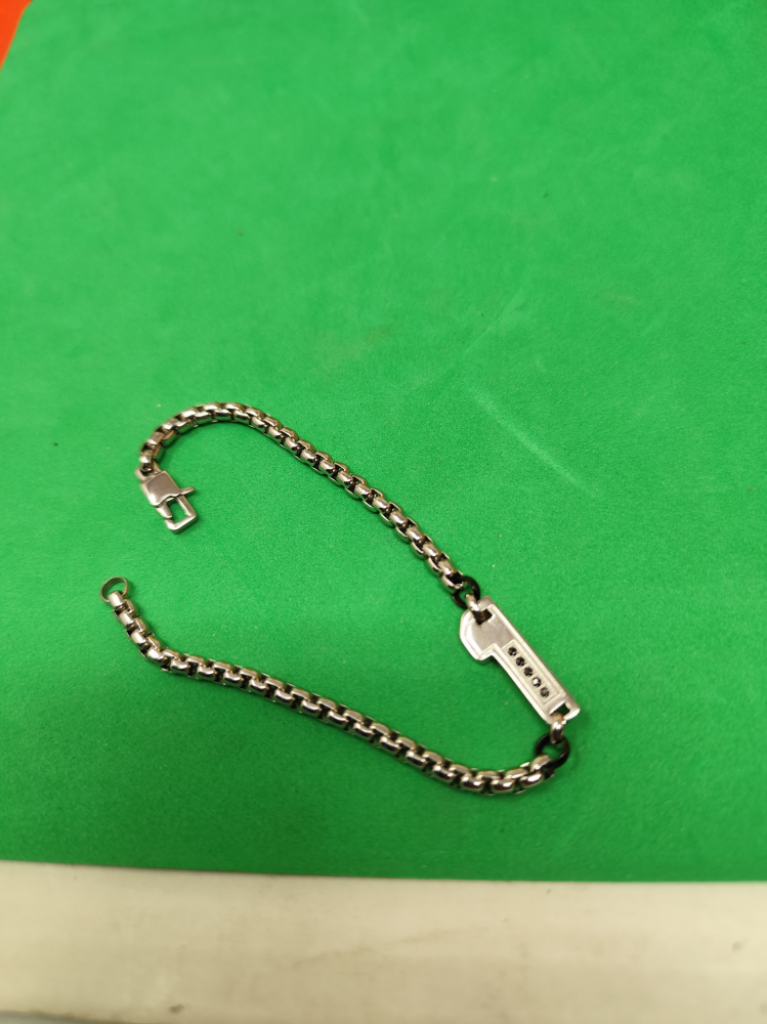 Mercatopoli Braccialetto Nunmero 1acciaio