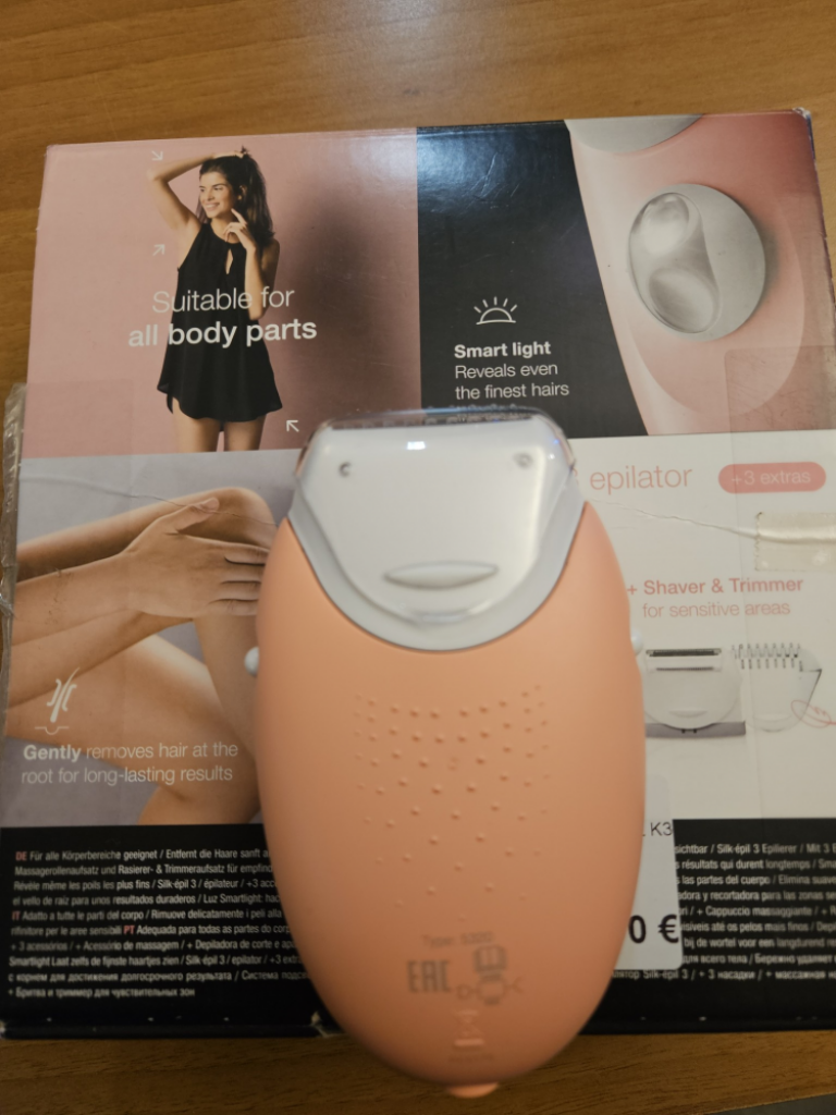 Mercatopoli BRAUN EPILATORE ROSA