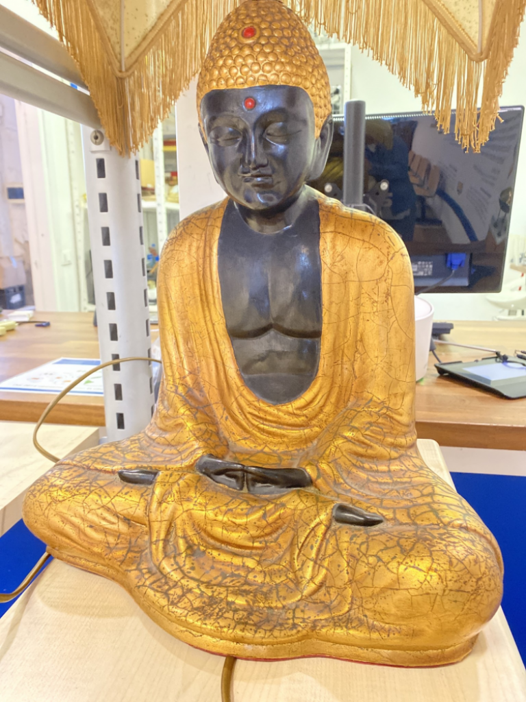 Mercatopoli Budda lampada Senza Paralume