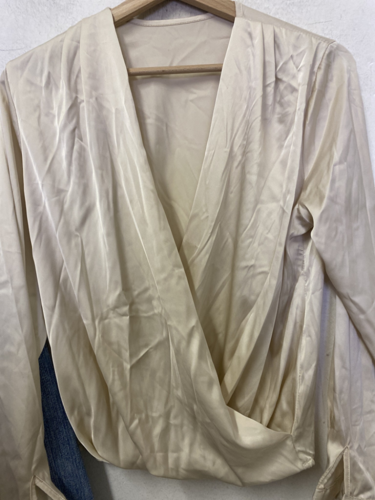 Mercatopoli Camicia Beige Tg. M Panna *