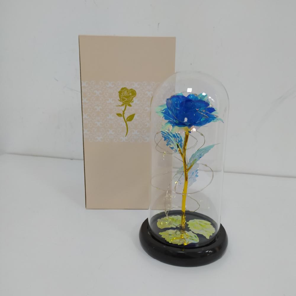 Mercatopoli Campana Con Rosa H 24cm