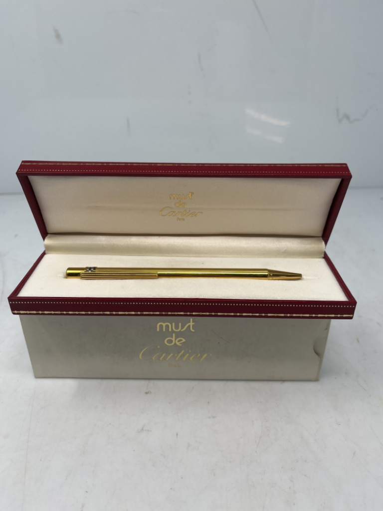 Mercatopoli Cartier Penna A Sfera Dorata