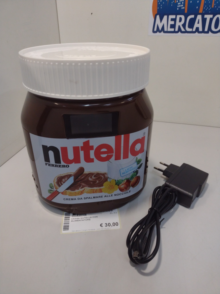 Mercatopoli Cassa Nutella Con Alimentatore