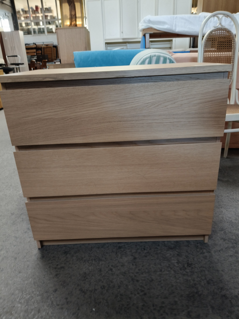 Mercatopoli CASSETTIERA IKEA 3 CASSETTI ACERO