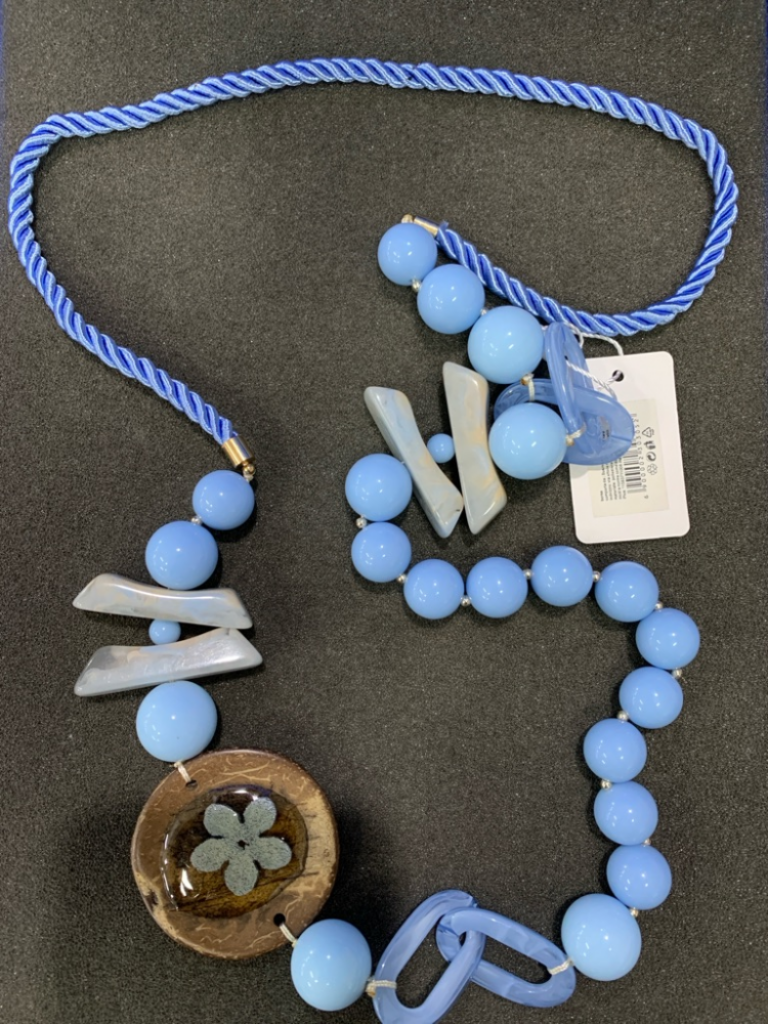 Mercatopoli COLLANA CELESTE CONDOLO FIORE W