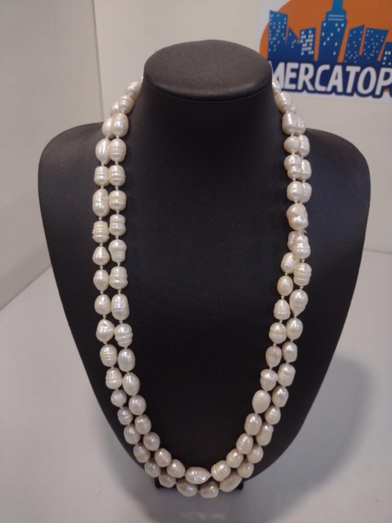 Mercatopoli Collana Perle Lunga
