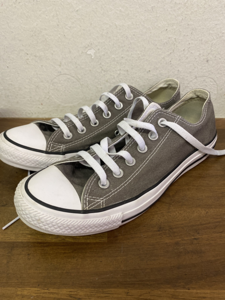 Mercatopoli Converce Scarpa In Tela Tg. 40 Grigia