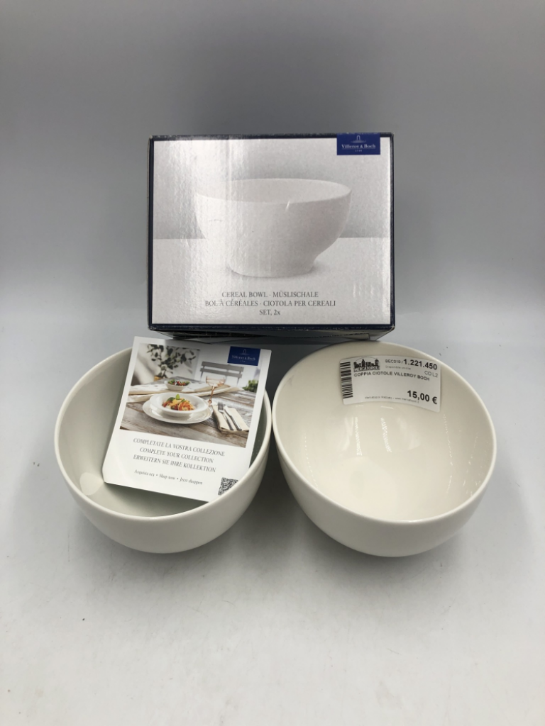 Mercatopoli Coppia Ciotole Villeroy Boch