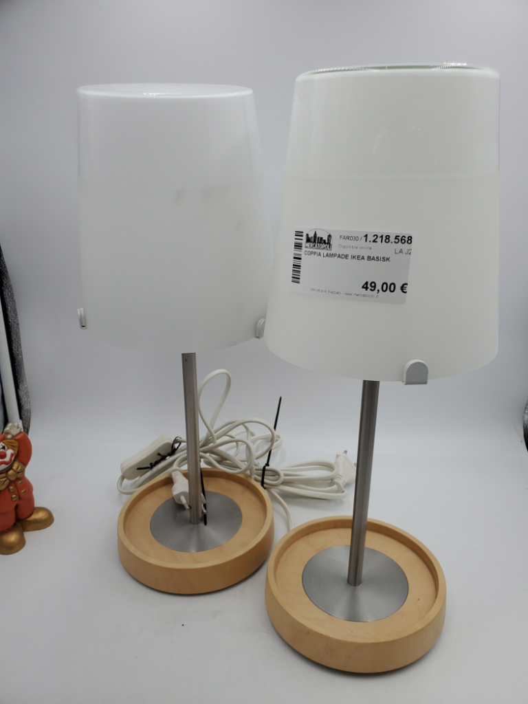 Mercatopoli Coppia Lampade Ikea Basisk