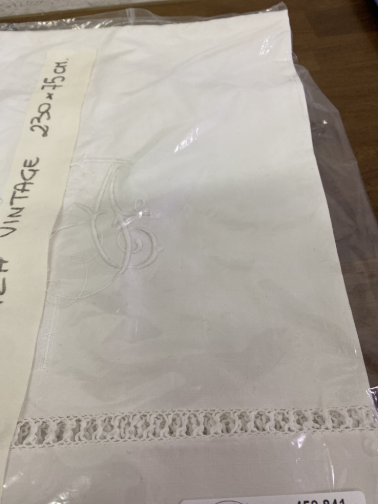 Mercatopoli Copri Credenza Vintage Bianco 230x75