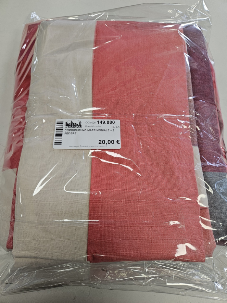 Mercatopoli Copripiumino Matrimoniale + 2 Federe