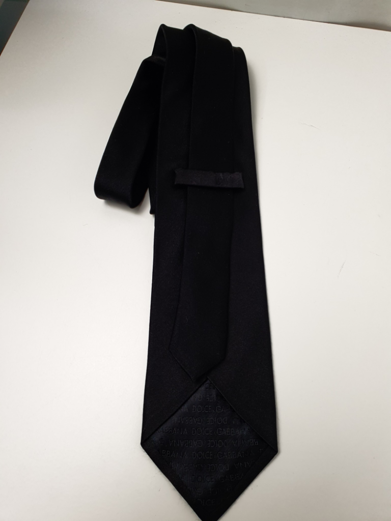 Mercatopoli Cravatta Nera Dolce & Gabbana Seta