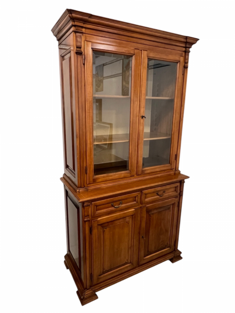 Mercatopoli Credenza Vetrina Legno Noce