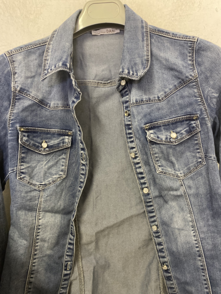 Mercatopoli Dani Camicia In Jeanss Tg. 42 *