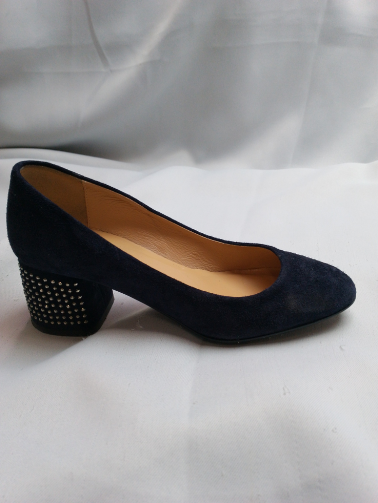 Mercatopoli Decolletè Status Camoscio Blu N 36