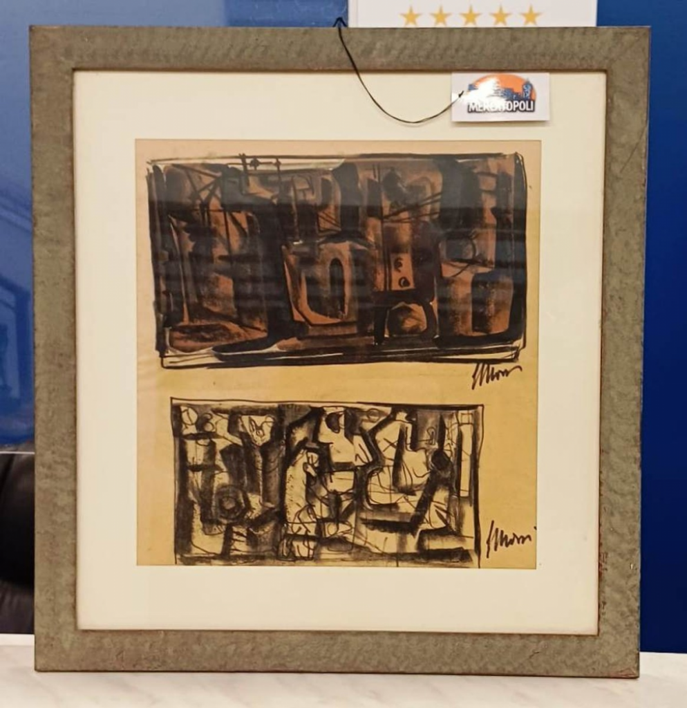 Mercatopoli Ellio Morri Bozzetto Per Bassorilievo