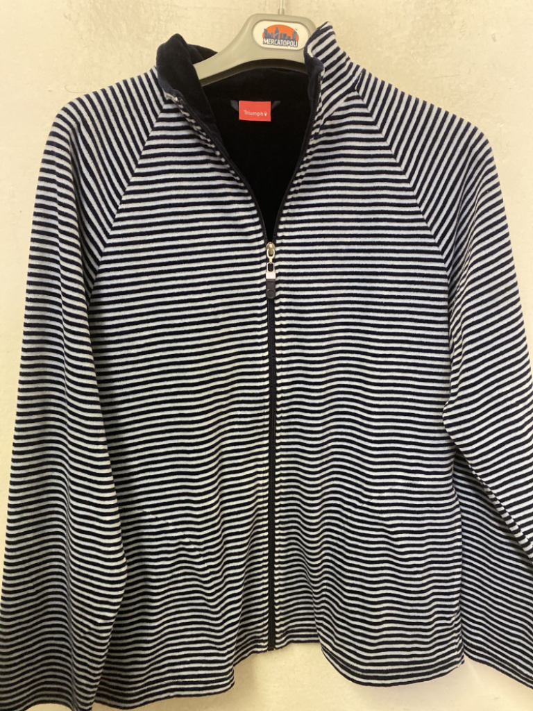 Mercatopoli Felpa A Righe Tg. L Triumph
