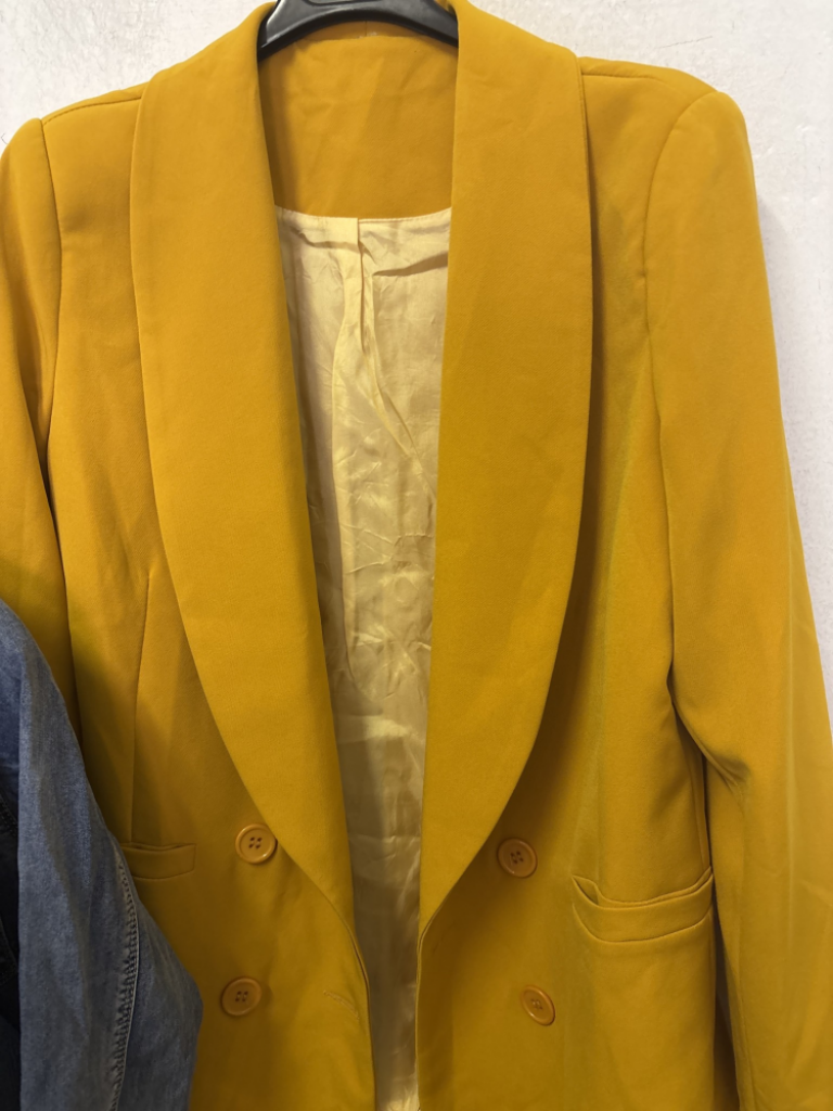Mercatopoli GIACCA TINTA GIALLO OCRA TG M/L