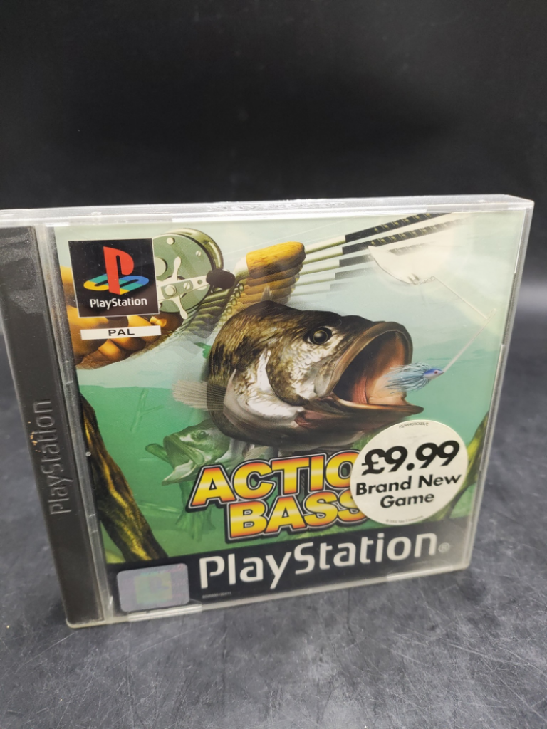 Mercatopoli GIOCO PS1 ACTION BASS + LIBRETTO