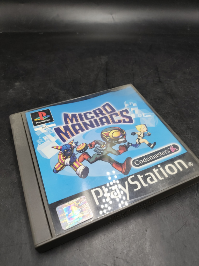 Mercatopoli GIOCO PS1 MICRO MANIACS + LIBRETTO