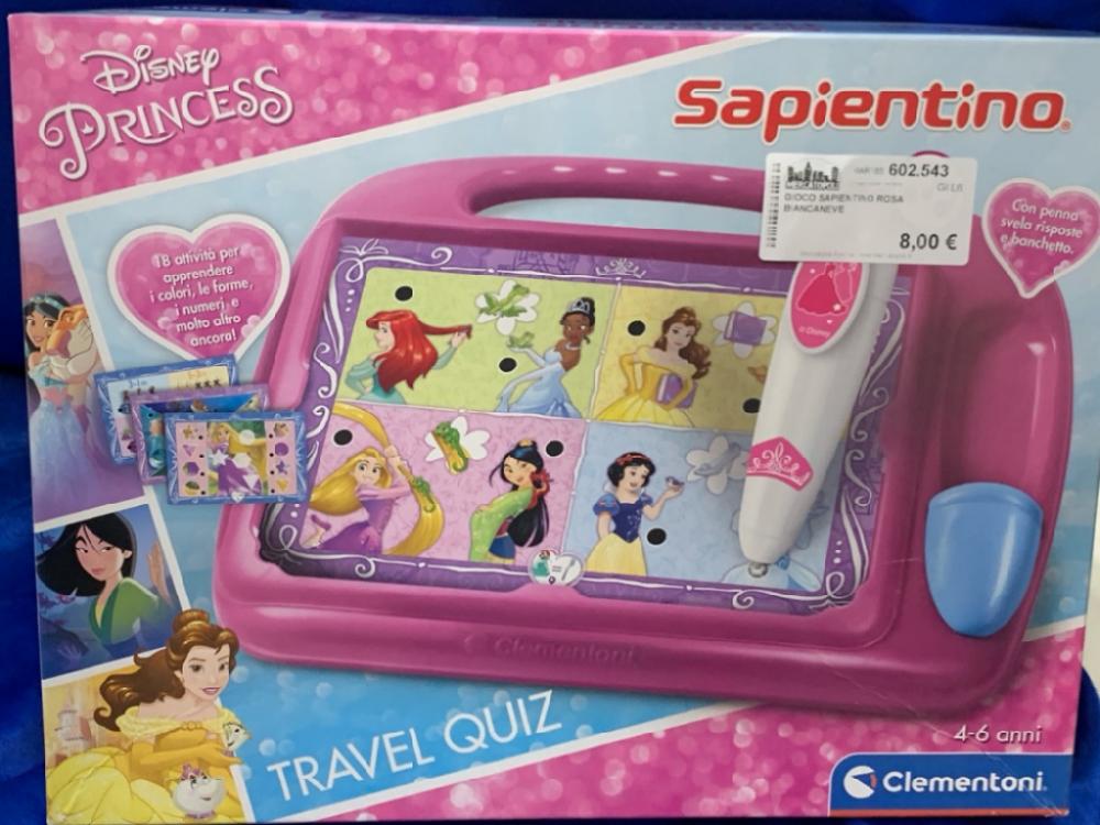 Mercatopoli GIOCO SAPIENTINO ROSA BIANCANEVE