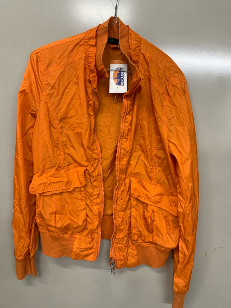 Mercatopoli GIUBBINO ARANCIO BENETTON TG 44 E