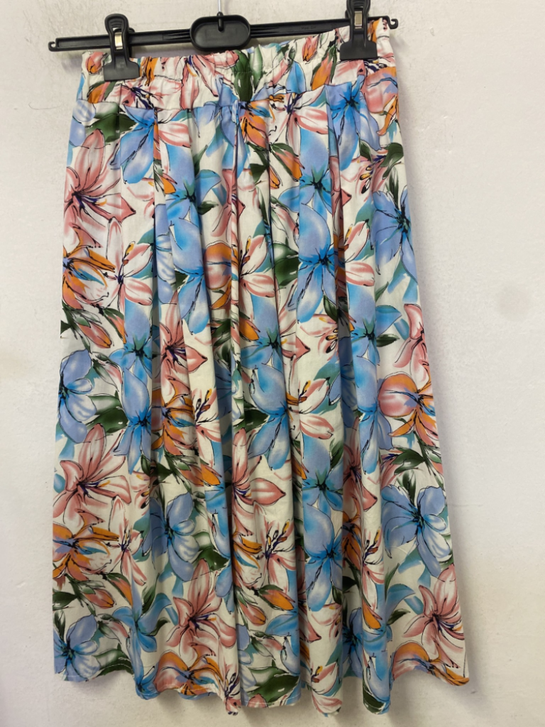 Mercatopoli Gonna Fantasia Azzurra Tg. M